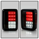 Jeep Wrangler 07-15 LED Bakljus - Röktonade Spyder Auto