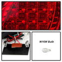Lexus GS 300 / 400 98-05 LED Bakljus - Röda Klara Spyder Auto