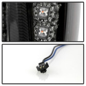 Lexus IS250 06-08 LED Bakljus - Svarta Röktonade Spyder Auto