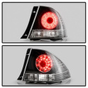 Lexus IS 300 01-05 LED Bakljus - Svarta Spyder Auto