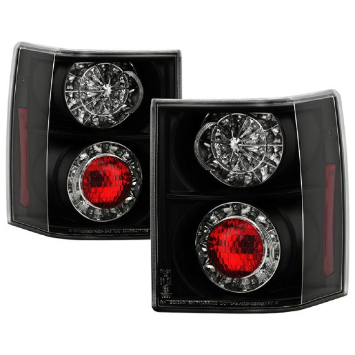 ALT-YD-LRRRH03-LED-BK Land Rover Range Rover HSE 03-05 LED Bakljus - Svarta Spyder Auto