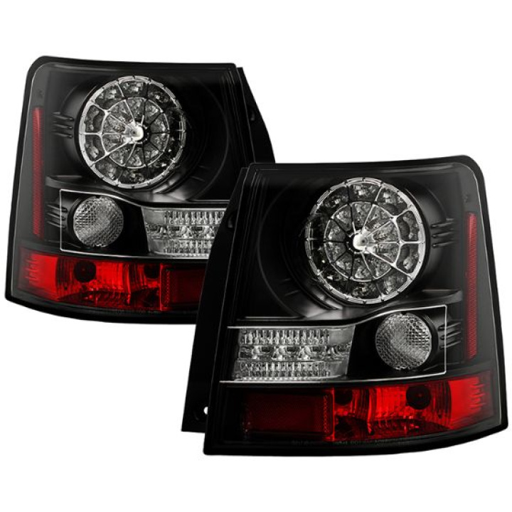 ALT-YD-LRRRS06-LED-BK Land Rover Range Rover Sport 06-09 LED Bakljus - Svarta Spyder Auto