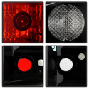 Land Rover Range Rover Sport 06-09 LED Bakljus - Svarta Spyder Auto