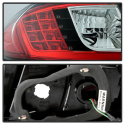 Mazda 6 03-08 4/5DR (Ej Kombi) LED Bakljus - Svarta Spyder Auto