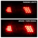 Mazda 6 03-08 4/5DR (Ej Kombi) LED Bakljus - Svarta Spyder Auto