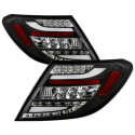 Mercedes Benz W204 C-Class 11-14 LED Bakljus (Passar LED-Modeller) - Svarta Spyder Auto