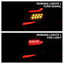 Mercedes Benz W204 C-Class 11-14 LED Bakljus (Passar LED-Modeller) - Svarta Spyder Auto