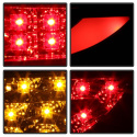 Mercedes Benz W204 C-Class 11-14 LED Bakljus (Passar LED-Modeller) - Svarta Spyder Auto