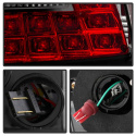 Mitsubishi Lancer / Evolution X 08-14 (Passar ej Sportback) LED Bakljus - Röktonade Spyder Auto