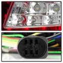 Porsche 997 05-08 LED Bakljus - Röda Klara Spyder Auto