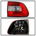 Porsche Cayenne 03-07 LED Bakljus - Röda Klara Spyder Auto