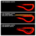 Subaru BRZ 12-14 Ljuslist LED Bakljus - Svarta Spyder Auto