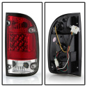 Toyota Tacoma 95-00 LED Bakljus - Röda Klara Spyder Auto