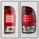 Toyota Tacoma 95-00 LED Bakljus - Röda Klara Spyder Auto