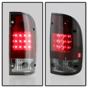Toyota Tacoma 95-00 LED Bakljus - Röda Röktonade Spyder Auto