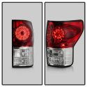 Toyota Tundra 07-13 LED Bakljus - Röda Klara Spyder Auto