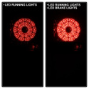 Toyota Tundra 07-13 LED Bakljus - Röda Röktonade Spyder Auto