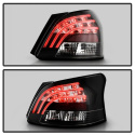 Toyota Yaris 07-09 4Dr LED Bakljus - Svarta (Passar ej hatchback) Spyder Auto