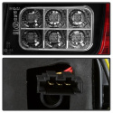 Volkswagen Golf / GTI 10-13 LED Bakljus - Svarta Spyder Auto