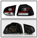 Volkswagen Golf / GTI 10-13 LED Bakljus - Svarta Spyder Auto