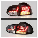 Volkswagen Golf / GTI 10-13 LED Bakljus - Svarta Spyder Auto