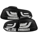 Volkswagen Golf / GTI 10-13 G2 Typ Med Ljuslist LED Bakljus - Svarta Spyder Auto