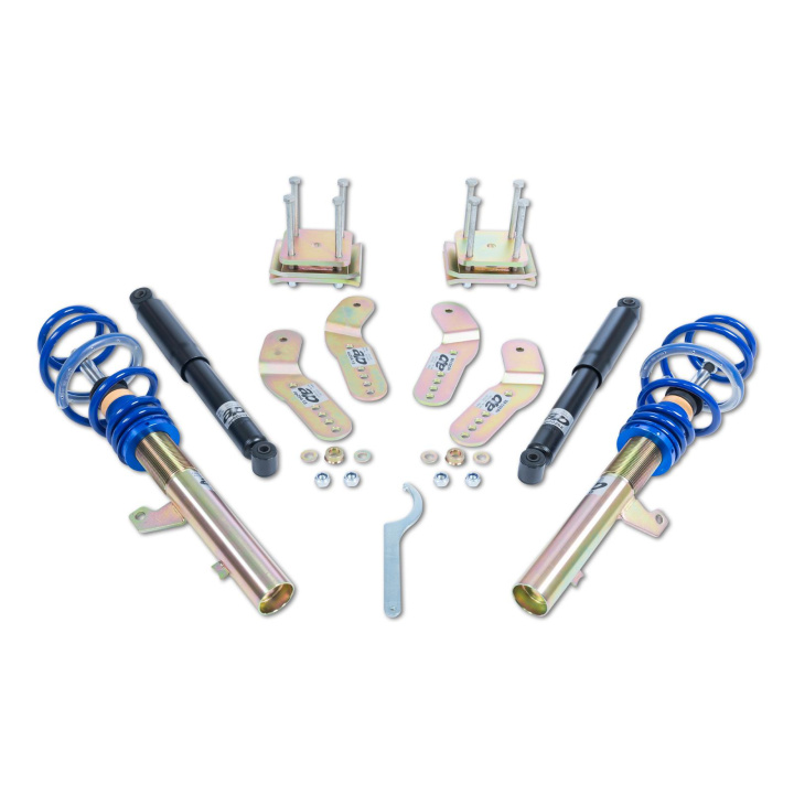 Volkswagen Caddy 2K, 2KN FWD (Ej EcoFuel) Fjäderbensdiameter 50mm Höjdjusterbara Coilovers AP Suspension i gruppen Välj bilmodell / VW / Caddy 3 - 4 / Chassi / Fjädring hos DDESIGN Scandinavia AB (AP-11580022)