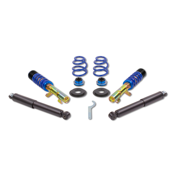 Audi A3 8L ink. Quattro, S3 / Seat Leon 1M / Skoda Octavia 1U / Volkswagen Bora 1J / Volkswagen Golf IV 1J (4cyl + 5 cyl / 4WD) Höjdjusterbara Coilovers AP Suspension i gruppen Välj bilmodell / Skoda / Octavia Mk1 96-04 / Chassi / Fjädring hos DDESIGN Scandinavia AB (AP-11580031)