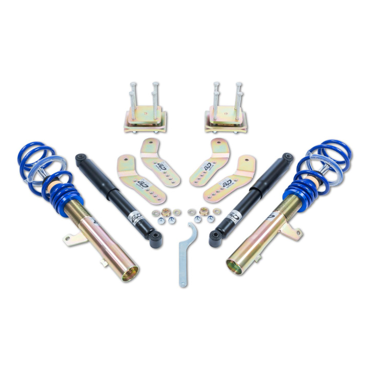 Volkswagen Caddy 2K, 2KN FWD (Ej EcoFuel) Fjäderbensdiameter 55mm Höjdjusterbara Coilovers AP Suspension i gruppen Välj bilmodell / VW / Caddy 3 - 4 / Chassi / Fjädring hos DDESIGN Scandinavia AB (AP-11580052)