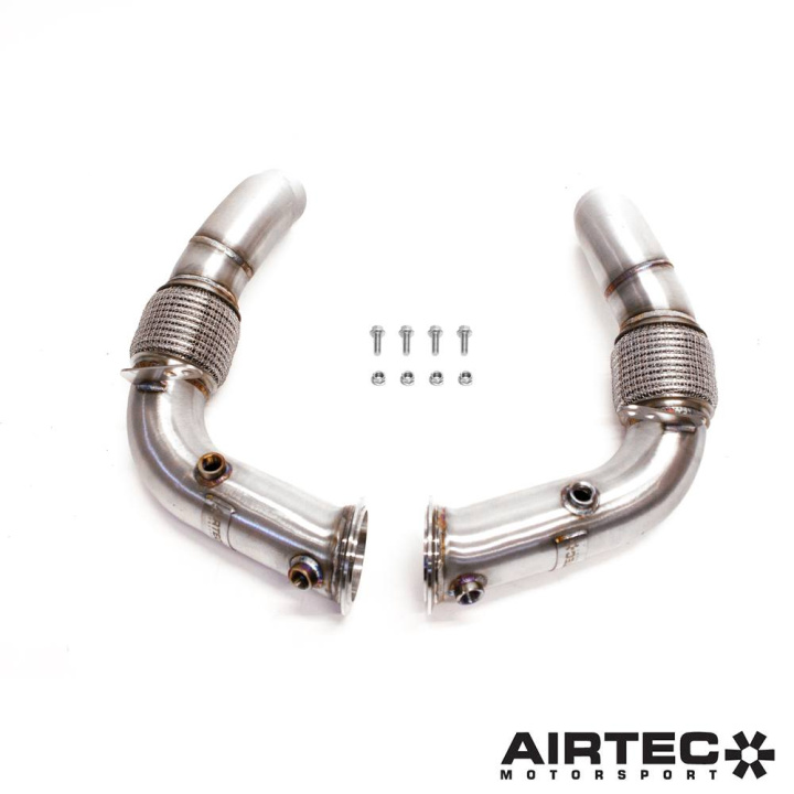 ATEXHBMW2 BMW M5 / M6 F-Serie S63 De-cat Downpipes AirTec
