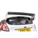 Ford Fiesta ST180/200 MK7 2008-2017 Bakvinge Glasfiber / Kolfiber AirTec (Glasfiber, Vit)