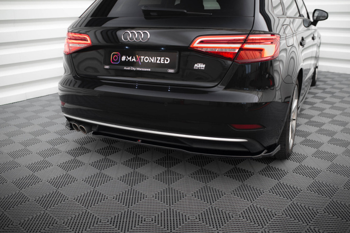 Audi A3 Sportback 8V Facelift 2016-2020 Bakre Sido Splitters (Facelift) Maxton Design i gruppen Välj bilmodell / Audi / A3 - S3 - RS3 (8V) 2012-2019 / Styling hos DDESIGN Scandinavia AB (AU-A3-3F-SB-RSD1G)