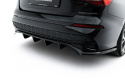 Audi A3 Sedan 8Y Facelift 2024+ Bakre Splitter (med Splitters) V.1 Maxton Design