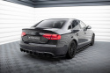 Audi A4 B8 2007-2011 Bakre Diffuser (Med Singelutblås på båda sidorna) Maxton Design