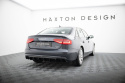 Audi A4 B8 Facelift 2011-2015 Bakre Diffuser (Med Dubbla utblås på ena sidan) Maxton Design