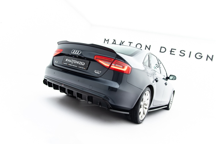 Audi A4 Sedan / Avant B8 Facelift 2011-2015 Bakre Sido Splitters Maxton Design i gruppen Välj bilmodell / Audi / A4 - S4 - RS4 (B9) 2015+ / Styling hos DDESIGN Scandinavia AB (AU-A4-B8F-RSD1G)