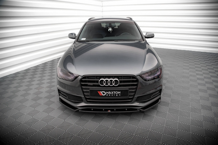 Audi A4 S-Line / S4 B8.5 2011-2015 Frontsplitter V.3 Maxton Design i gruppen Välj bilmodell / Audi / A4 - S4 - RS4 (B8) 2007-2014 / Styling / Front hos DDESIGN Scandinavia AB (AU-A4-B8F-SLINE-FD1G)