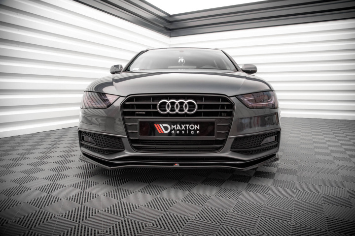 Audi A4 S-Line / S4 B8.5 2011-2015 Frontsplitter V.4 Maxton Design i gruppen Välj bilmodell / Audi / A4 - S4 - RS4 (B8) 2007-2014 / Styling / Front hos DDESIGN Scandinavia AB (AU-A4-B8F-SLINE-FD2G)