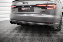 Audi A4 S-line B9 2015- 2019 Bakre Diffuser (Med Singelutblås på båda sidorna) Maxton Design