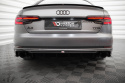Audi A4 S-line B9 2015- 2019 Bakre Diffuser (Med Singelutblås på båda sidorna) Maxton Design