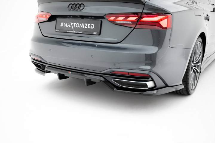Audi A5 F5 Facelift 2019-2024 Bakre Splitter (Med Splitters) Maxton Design i gruppen Välj bilmodell / Audi / A5 - S5 - RS5 (F5) 2016+ / Styling hos DDESIGN Scandinavia AB (AU-A5-2F-SB-RD1GRD2G)