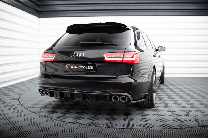 Audi A6 Avant C7 2011-2014 Diffuser V.1 (Dubbla utblås per sida) Maxton Design i gruppen Välj bilmodell / Audi / A6 - S6 - RS6 (C7) 2011-2018 / Styling / Diffuser hos DDESIGN Scandinavia AB (AU-A6-C7-AV-RS1GOO_OO)