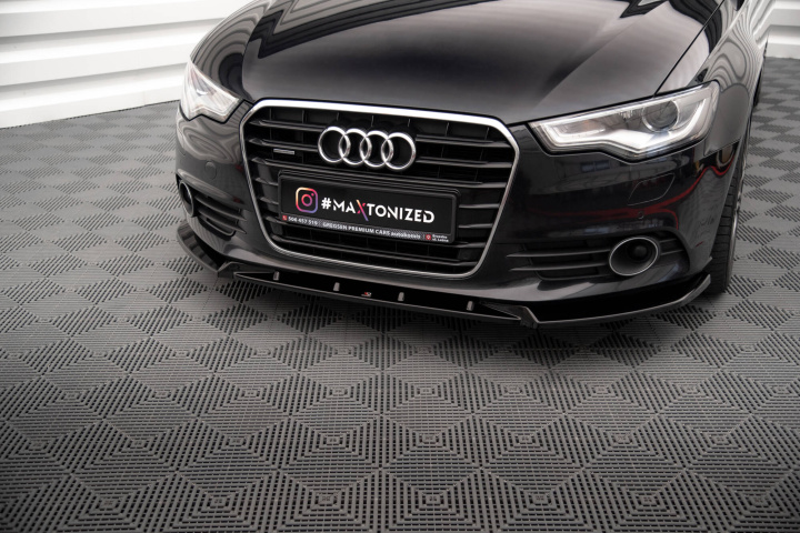 Audi A6 C7 2011-2014 Frontsplitter V.2 Maxton Design i gruppen Välj bilmodell / Audi / A6 - S6 - RS6 (C7) 2011-2018 / Styling hos DDESIGN Scandinavia AB (AU-A6-C7-FD2G)