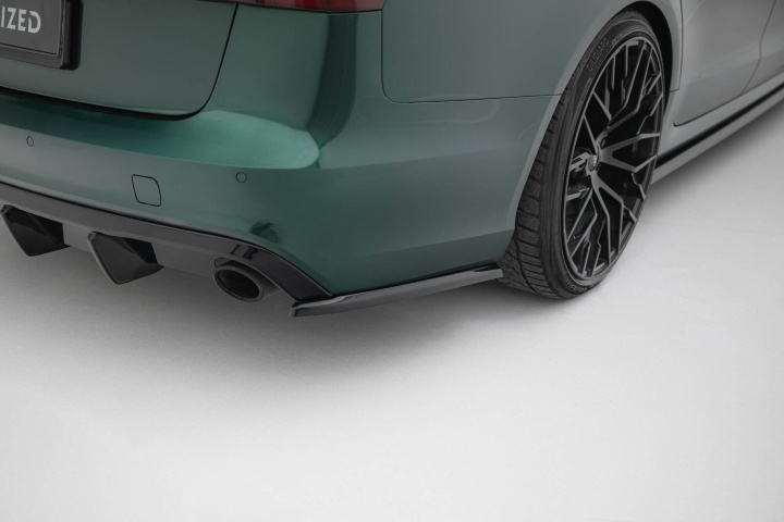 Audi A6 S-line Avant C7 2011-2014 Bakre Sidoextensions V.3 Maxton Design i gruppen Välj bilmodell / Audi / A6 - S6 - RS6 (C7) 2011-2018 / Styling hos DDESIGN Scandinavia AB (AU-A6-C7-SLINE-AV-RSD3G)