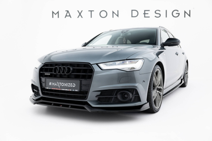Audi A6 / A6 C7 S-line/ S6 C7 Facelift 2014-2017 Frontsplitter / Frontläpp V.3 Maxton Design i gruppen Välj bilmodell / Audi / A6 - S6 - RS6 (C7) 2011-2018 / Styling hos DDESIGN Scandinavia AB (AU-A6-C7F-SLINE-FD2GFD2RG)