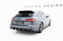 Audi S6 / A6 S-Line / A6 C7 FL 2014-2017 Bakre Sidoextensions V.3 Maxton Design