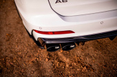 Audi S6 / A6 S-Line C8 2018+ Diffuser med Avgasutblås Imitationer V.1 Maxton Design