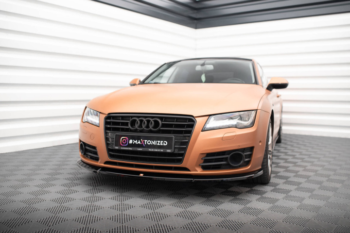 Audi A7 C7 2010-2014 Frontsplitter V.1 Maxton Design i gruppen Välj bilmodell / Audi / A7 - S7 - RS7 (4G8) 2010-2018 / Styling hos DDESIGN Scandinavia AB (AU-A7-C7-FD1G)