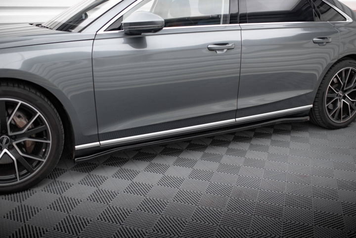 Audi A8 D5 2017-2021 Sidoextensions V.1 Maxton Design i gruppen Välj bilmodell / Audi / A8 - S8 (D5) 2019+ hos DDESIGN Scandinavia AB (AU-A8-D5-SD1G)