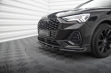 Audi Q3 Sportback F3 2019+ Frontläpp / Frontsplitter V.2 Maxton Design